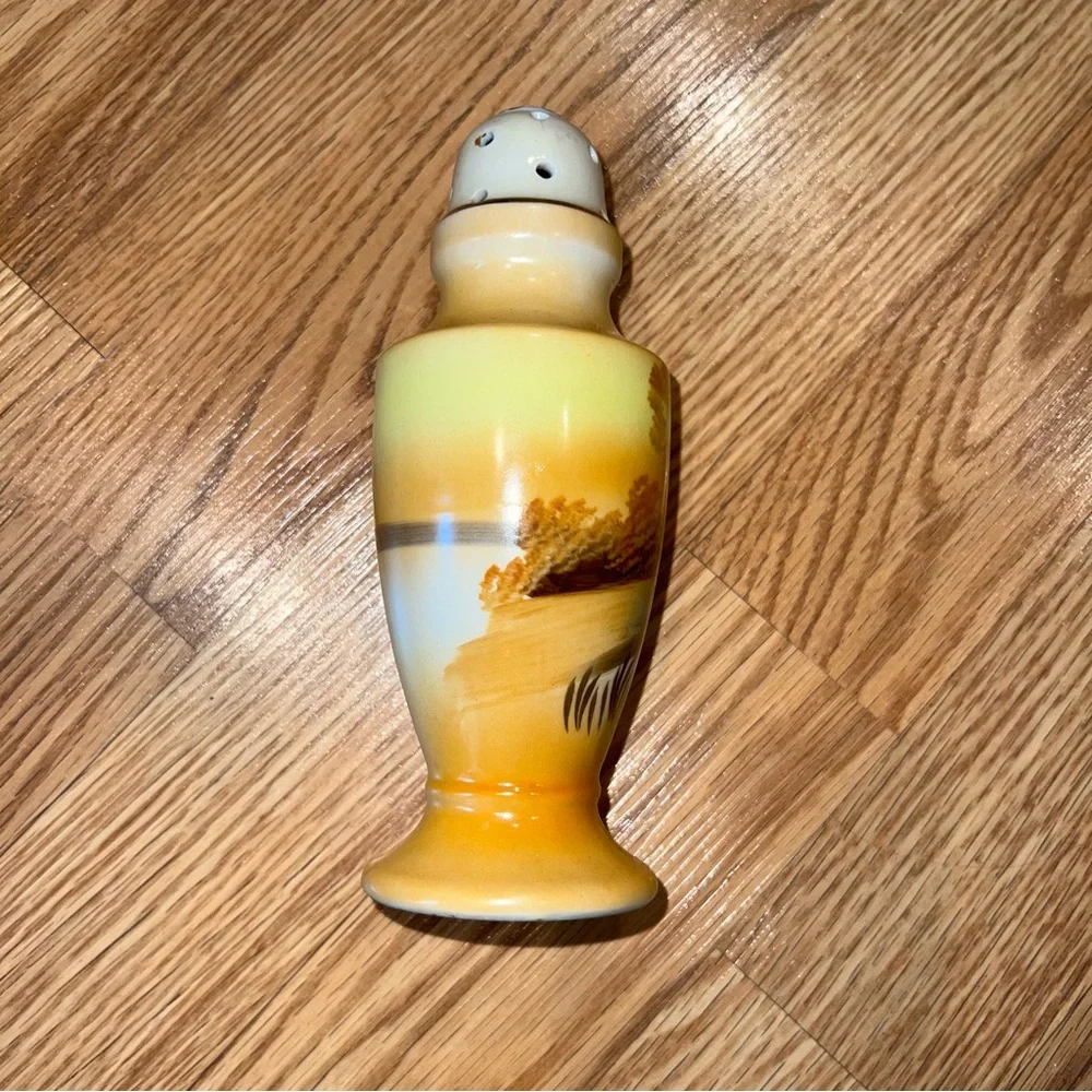 Vintage Noritake Tree In The Meadow Cream‎ Powder Sugar Shaker Muffineer